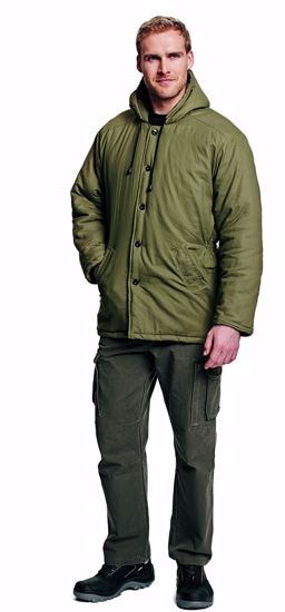 Obrázek z NORMA kabát vatovaný, zelená  